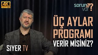 Uygulayabileceğimiz Üç Aylar Programı Verir misiniz  Muhammed Emin Yıldırım [upl. by Ativoj]