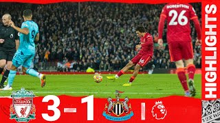 Highlights Liverpool 31 Newcastle Utd  Trent seals it with a screamer [upl. by Ylrebmek15]