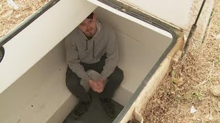 Oklahoma tornado filmed from inside a storm shelter [upl. by Leonie]