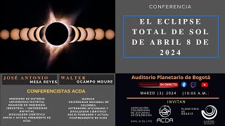 EL ECLIPSE TOTAL DE SOL DE ABRIL 8 DE 2024 [upl. by Aihsetan]