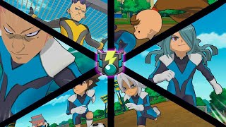 Dark Emperors  All Hissatsu Techniques  Inazuma eleven Wii Series [upl. by Enirhtak300]