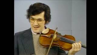 Pinchas Zukerman teaches Spiccato sound production and more [upl. by Ynohtnaluap]