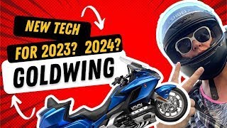 New Goldwing  Honda TECH coming in 2023 Radar Adaptive Cruise Control and Blind Spot Alert 2024 [upl. by Samaj]