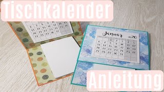 Tischkalender selber basteln ✿ Geschenkidee ✿ Kalender basteln ✿ Basteln mit Papier [upl. by Fortunia880]