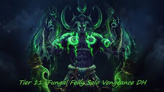 World of Warcraft The War Within Tier 11 Fungal Folly Boss Kill  Vengeance DH Solo [upl. by Mattland965]