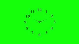 green screen clock [upl. by Mills332]