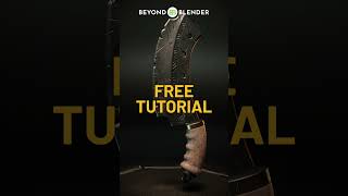 Handblade Teaser shorts short blender blendershorts blendertutorial marmoset gaming [upl. by Nevur]