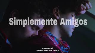 Ana Gabriel Simplemente Amigos slowed down  reverb [upl. by Hamil103]