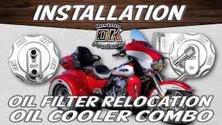 No Mess Oil Filter  Cool Down Your Harley  DIY StepByStep [upl. by Anelim]