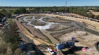 Adam Mileham in Short Fuse 100224 View from the drone Jet Sprint Racing Baldivis West Australia [upl. by Eugenio]