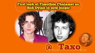 First look at Timothée Chalamet asBob Dylan in new biopic [upl. by Kielty]