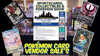 POKÉMON CARD VENDOR DEALS JUNE22ND SHOW [upl. by Naj]