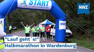 Halbmarathon in Wardenburg quotLauf geht´squot 2021 [upl. by Yrreiht]