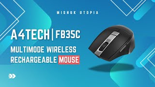 A4TECH FB35C Rechargeable Bluetooth amp Wireless Mouse  Dual Mode Mouse [upl. by Isej898]