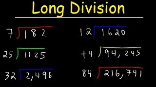 Long Division Made Easy  Examples With Large Numbers [upl. by Wain]