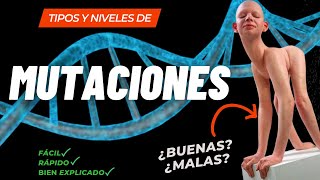 🧬 Las MUTACIONES Tipos de Mutaciones GÉNICAS🧬¿Qué son las MUTACIONES ¿Son BUENAS o MALAS🧬 ADN y ➕ [upl. by Jemena726]