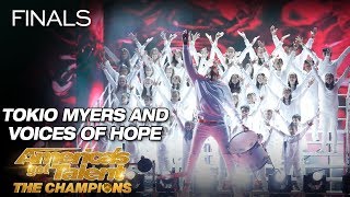 Tokio Myers And Voices Of Hope Childrens Choir Stun The Crowd  Americas Got Talent The Champions [upl. by Novelia]