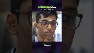 Most feared siblings in chess history ft Praggnanandhaa and Vaishali chess shorts [upl. by Emmit]