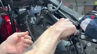 Harley Davidson Rear Rocker Box Cover Install [upl. by Sadoc]