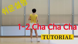 12 Cha Cha Cha Line Dance Beginner Ria VosTutorial [upl. by Teloiv]