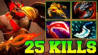 25 Kills Mars Dota 2  Mars Dota 2 Offlane Meta 735 Guide Pro Gameplay Tips Build [upl. by Selry551]