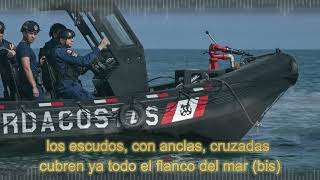 HIMNO GUARDACOSTAS DE LA MARINA DE GUERRA DEL PERÚ [upl. by Nageem651]