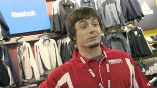 Danny Woodhead as Modells Employee Selling his own Reebok Jersey [upl. by Athalia683]