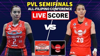 Chery Tiggo vs Petro Gazz  SEMIFINALS PVL Live Scoreboard  AllFilipino Conference  APR 30 [upl. by Johnsten]