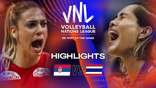 🇷🇸 SRB vs 🇹🇭 THA  Highlights Week 2  Womens VNL 2023 [upl. by Lowenstein]