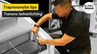 Traprenovatie tips  Aflevering 7 Trenovo verlichting installeren [upl. by Anrak]