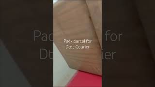 How to Pack Courier Parcel For Dtdc Courier servicescourier dtdc [upl. by Aikal]