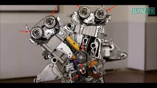 Mercedes Engine M276 M278 Timing Chain Installation and Camshaft Position Adjustment [upl. by Forcier347]