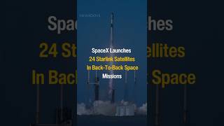 SpaceX Launches 24 Starlink Satellites In Back To Back Space Missions [upl. by Fai266]