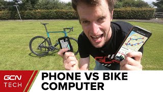 Phone VS Cycling Computer Does A Smart Phone Do The Job [upl. by Rosen]