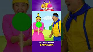 Lollipop Finger Family Song  Babanana Shorts shorts [upl. by Aenitsirhc770]