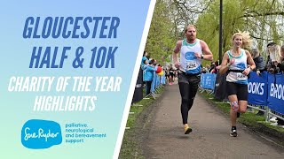 Gloucester Half amp 10K 2024  charity of the year highlights [upl. by Florella]