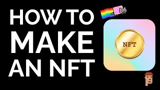 How to Make and Sell an NFT Crypto Art Tutorial [upl. by Eralc]