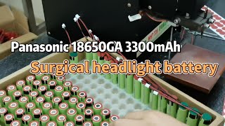 Surgical headlight battery Panasonic 18650GA 3300mAh [upl. by Alboran613]