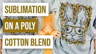 ❤️ Sublimation On A Poly Cotton Blend [upl. by Ramiah289]