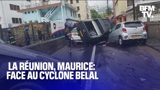 La Réunion Maurice face au cyclone Belal [upl. by Nairrod]