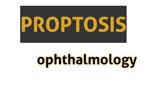 proptosis  causes  management  ophthalmology  English [upl. by Kaleb884]