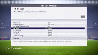 Fifa 18 Tuş Ayarları Klavye Ayarı Nasıl Yapılır Tuşların Seçimi [upl. by Averill714]