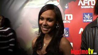 SAMANTHA MUMBA Interview at AFRO SAMURAI Launch Party [upl. by Siegler]