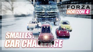 Forza Horizon 4  SMALLEST Car Challenge MiniGame [upl. by Yasdnil83]