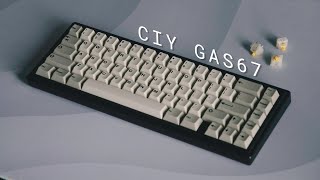 GAS67  Gateron Milky Yellow Pro  Typing Test [upl. by Sirod]