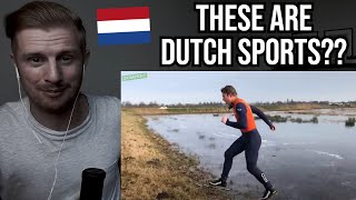 Reaction To Lets Play Some Dutch SPORTS Dumpert [upl. by Kenwrick]