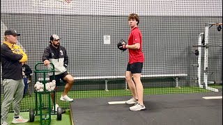 Changeup work with Maryville University RHP [upl. by Weiner]