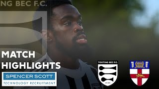 Match Highlights Tooting Bec v Honourable Artillery Company  Surrey FA Saturday Premier Cup [upl. by Sulamith335]