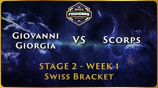 SMITE 2 Founders Series  Stage 2 Swiss  EMEA Week 1  Giovanni Giorgio vs Scorps [upl. by Eyssej15]