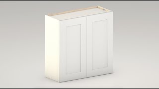 Nelson Cabinetry Assembly Guide for Wall Cabinets with LBrackets [upl. by Pals609]